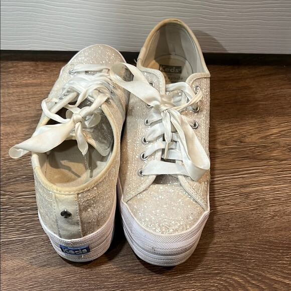 Keds x Kate Spade Sparkle White Sneakers - Picture 2 of 10
